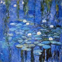 bonae-artes-liberales:  Blue paintings by Claude Monet. 