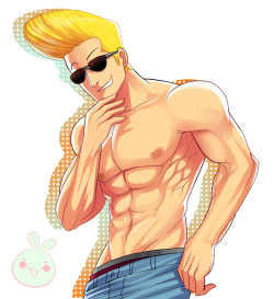 c2ndy2c1d:  ponkuno:  Johnny Bravo &amp; Samurai Jack - Johnny &amp; Jack Here’s some quick pin up of these two requested by you guys~ (I’m going to take a quick break to catch up on studies).   check more of my art over here     (o ) A (o ) WHAT