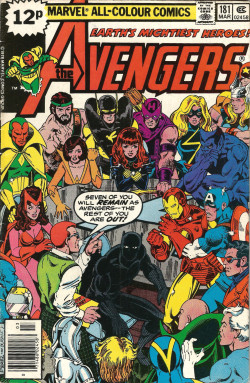 Avengers No. 181 (Marvel Comics, 1977). Cover art by George Perez and Terry Austin. From Oxfam in Nottingham.