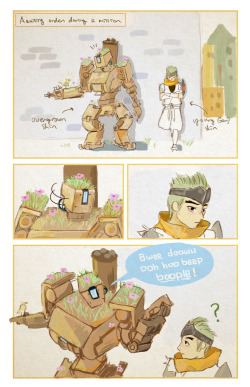 gihu:  “same hairstyle!” so i have this headcanon that bastion is A++ at making friends 
