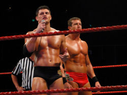 rwfan11:  Cody Rhodes and Ted DiBiase Jr. … this was one sexy tag team