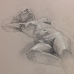 lanangon:  stephencefalo: From #figure #drawing class tonight. #sketch #figure #realism #cefalo #pencil #graphite
