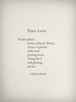 michaelfaudet:  First Love by Michael Faudet 