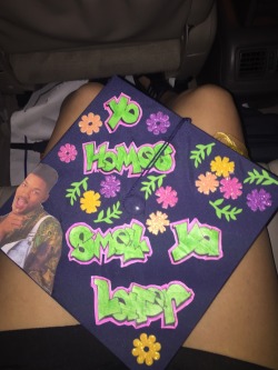 ofcourseblackisbeautiful:  arthoe666:  arthoe666:  My cap🎓  Can’t believe people are still reblogging this  this is so dope