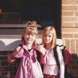 First day of school TBT :) @sameo72794 #tbt #lenox #firstday #school #youngins #friends