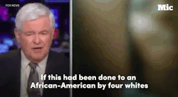 the-movemnt:Newt Gingrich just commented on the horrifying kidnapping and attack of a white special needs teen — and got it all wrong. (x) | follow @the-movemnt