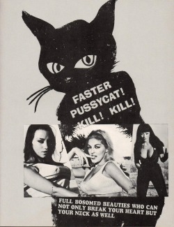 octobermoonlight:  Faster Pussycat, Kill! Kill! by Russ Meyer,1965 