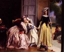 artschoolglasses:Joseph Caraud,Â Marie Antoinette and Her Child, 1870