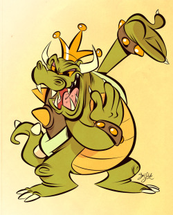 themrock:  King Koopa from the Super Mario Brothers Super Show Cartoon.