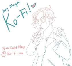 spacecadetmaya: I got a Ko-Fi!   Like my art?  Support my insatiable thirst for the greatest caffeinated beverage ever created! Donate 3$ to this link show your support and I’ll draw you a small doodle.   Thank you all for your support!  