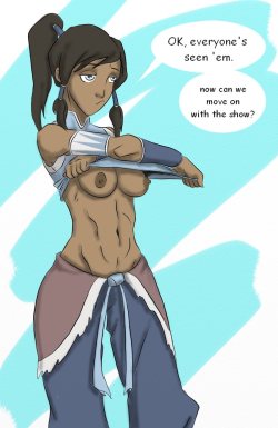 But Korra hun~ This is the show now~ &lt; |D&rsquo;&ldquo;&rsquo;http://www.hentai-foundry.com/pictures/user/johnny2dix2point0/248258/korra-flash