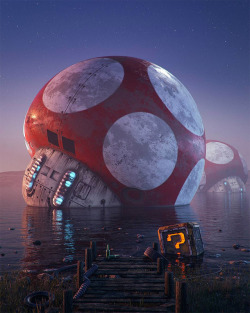 chocolatecakesandthickmilkshakes:  crowtrobot2001:  Pop Culture Post Apocalyptic by Filip Hodas  This is dope   Agreed