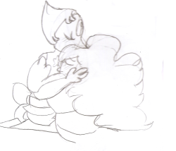 laneypenns:  and pearlmethyst that i drew for squids’s birthday that i didnt like before but do like now 