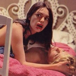 aloneandforsakenbyfateandbyman:Lina Romay in Female Vampire aka Erotikill (1973)  painted-face.com  
