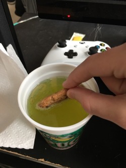 delcaatty: renzonite:  finalfantasyvii:  I like to dip my cookies in Mountain Dew because it gives them an ever so tangy flavor if left in there for the right amount of time  This has become a candidate for my Least favorite post  @bastardfact  I love