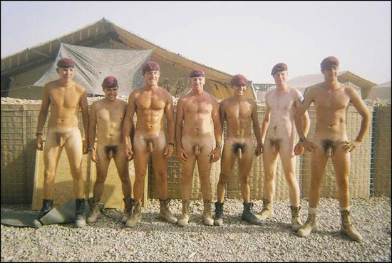Photos of amateur naked soldiers