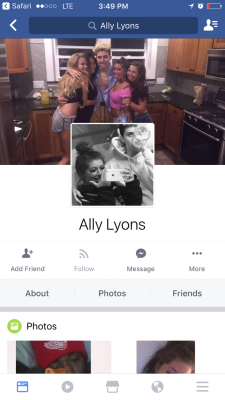 daddy-mike:  Teen slut Ally Lyons loves to suck cock at parties &amp; swallow cum in front of the crowd. She even posts it to her social media accounts. Great slut!!!