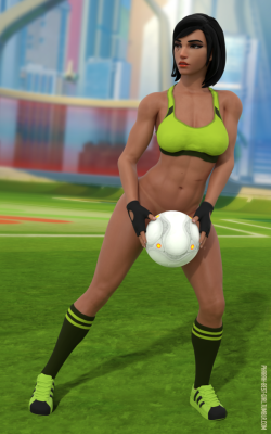 Goalkeeper FareehaSFW versionPharah 2.0 model | MEGA folder  | My SFW Tumblr | Ball model