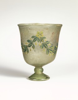 via-appia: Glass goblet Roman, 4th century A.D. or later 