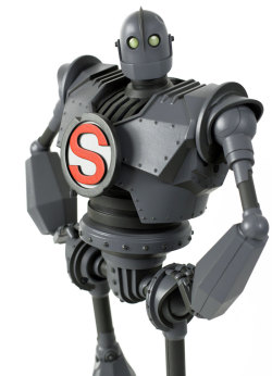 slugbox:  storyowls:  rufftoon:  ca-tsuka:  The Iron Giant Deluxe Figure by Mondo will be available for pre-order starting tomorrow (January 22th 2015).The figure features over 30 points of articulation, two interchangeable heads with a light up feature,