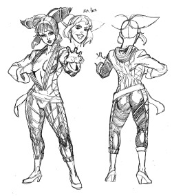 diepod-stuff:  So Juri Han deserves a statue that doesn’t involve her belt clipping through her thigh, also with her best outfit. 