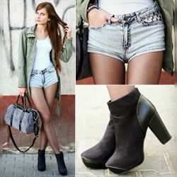 razumichin2:  #helpihavenothingtowear #poznan #poznań #polishgirl #poland #blackheels #blacktights #tights #longhair #parka #greenjacket #denim #denimshorts #whitetop #bag #longhair #outfitoftheday #ootd #fashion #fashionblogger #studs #studdedshort