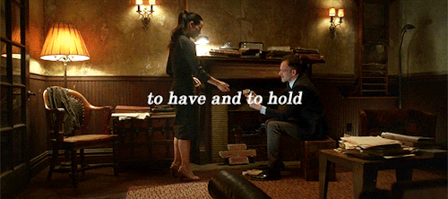 lemonyandbeatrice: from this day forward [image: five gifs from elementary overlayed with white text from traditional wedding vows. gifs 2-4 have two parts.1. Joan reaches out to take the ring box Sherlock has extended to her: to have and to hold2. part