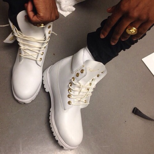 white gold Timberlands tims timberland 