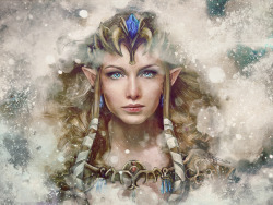 pixalry:  Princess Zelda - Created by Barrett Biggers This fantastic new painting is now available at Barrett’s Etsy Shop. Also, check out more of his excellent work on Tumblr and Facebook.