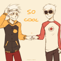  Anonymous: I just saw the soul eater/homestuck crossover. What if soul met Dave?  they&rsquo;d hang out and be coolkids together B)