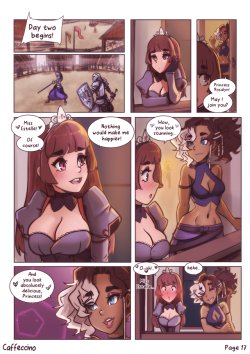 Chapter 2 of Gal Paladin is live on Slipshine &lt;3 I hope you all enjoy it @ v @ Another 11 pages will go up soon, as well! Things are gonna get a little steamy //&gt;//v//&lt;//Check it out on Slipshine.net! &lt;3
