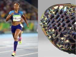 superselected:  Allyson Felix’s Custom Spiked Nike Running Shoes Were Created by a Team of Engineers.