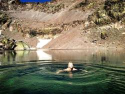 naturalswimmingspirit:August: Mt Cinto skinny dip – Corsica  Frosty’s Footsteps