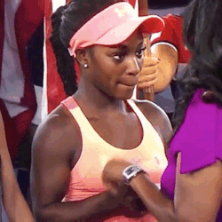 outcheawavy:  frontpagewoman: Sloane does not believe that her U.S Open check is for ū.7 million dollars. If this ain’t a reblog for your blessings. 