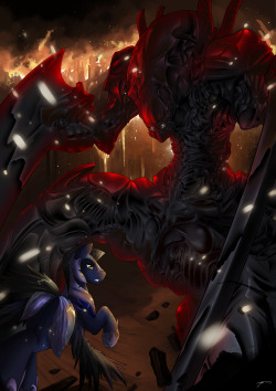 Behemoth and the Changeling KingCommission work done for Behemoth Read the full Behemoth&rsquo;s stories at http://www.fimfiction.net/story/95642/the-beast-the-princess-and-the-derpyFuraffnityInkbunnydeviantART