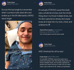 sustainablefarming: colethewolf:  gay-irl: gay🍆irl Gays guys are the most powerful beings in the universe  he went to the ER trying to imitate porn and yall are acting like this is a normal thing 