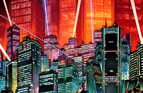 georgemackays:    Neo-Tokyo in Akira /  アキラ (1988), dir.  Katsuhiro Otomo   