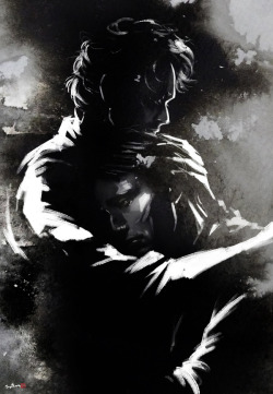 curveofherthroat:  hanniwill:  in the end “ I already did “ Review the Hannibal series S1-S3, Will and Hannibal they control each other, not just Hannibal try to control Will’s mind.This drawing is talking about the subconsciousness of Hannibal.
