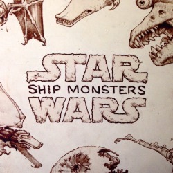 mrjakeparker:  Here’s a peak at the Star Wars Ship Monster prints for Denver Comic Con this weekend. I’m also fully stocked on high-fives and fist bumps so stop by and say hi!