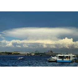 #cloudporn &amp; #skyporn over the Neva #river   #clouds #sky #water #wind #colors #colours #walk   June 14, 2012  #summer #heat #hot #travel #SaintPetersburg #StPetersburg #Petersburg #Russia #СанктПетербург #Петербург #Питер