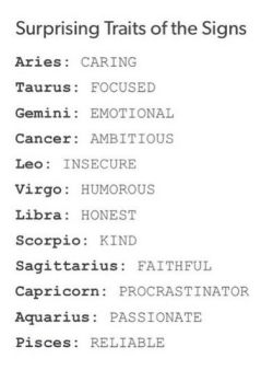 zodiaccity:  Source: Unknown - True or nah? See more at TheZodiacCity.com