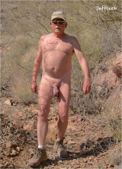 cool-jefftech:  Naked hiking in the Phoenix area AZ 