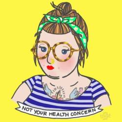 ithelpstodream:   “The goal with my art is to reclaim insults and challenge the ‘good fatty’ trope. I can take away the power of these words, and use them to empower myself and other people.” - Rachele Cateyes 