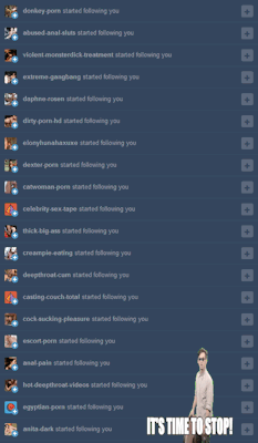 the-wag:  Seriously, tumblr. This needs to stop.   Suddenly reblogs! Reblogs everywhere.