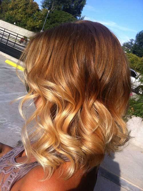 Light blonde ombre hair