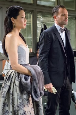 elementarystan:  @ELEMENTARYStaff  Brand new episode of #Elementary tonight! Come see why Joan’s wearing a gown and Sherlock’s in a tux!  