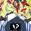 flim-and-flam:  Anonymous said: so…you’re Mares for a few posts…whats next? Flam: What’s next? We turn back! That’s what’s next!Flim: Calm down, they know that. Infact, it is just about that time, folks! This is post 5! thishazeleyeddemon