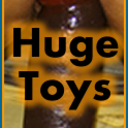 hugetoys:  German Woman with an Enormous Black Dildo. This Lady Can easily Double Fist and Fuck Objects in Excess of 3.5″ Wide!
