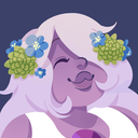 beesmygod:  spatsula:  spatsula:  spatsula:  my grandpa saw my gemsona on facebook and now he wants me to draw him a gemsona  he want’s to be an opal!!!!!   i did a quick one we’ll see what he thinks about it tomorrow!  this is the only good post