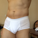 wetcrashsf:There is nothing naughtier than going in your tighty whities. #naughtyboy #wetbriefs